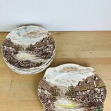 8 plates 1 dish Olde English Countryside Johnson Bros ironstone