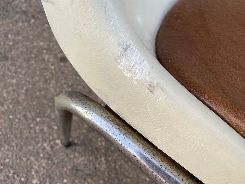 Suite of 4 chairs design showroom Allibert 1970