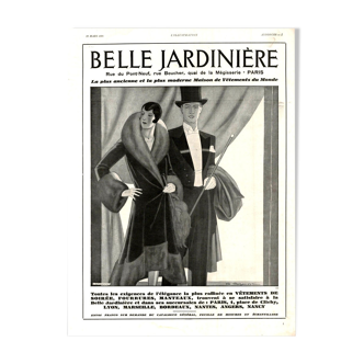 Affiche vintage années 30 Belle Jardiniere 30x40cm