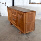 Enfilade vintage en noyer 1950