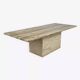 Vintage Travertine Coffee Table, Italy, 1970s