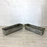 Pair of fibrocement planter