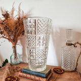 Large crystal vase