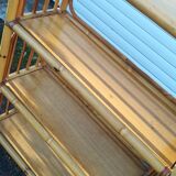 Vintage rattan shelf