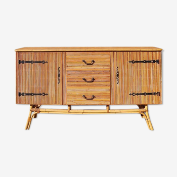 Rattan sideboard 1960