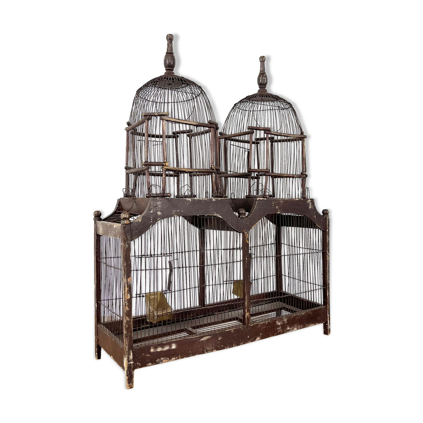 Brocant bird cage patina