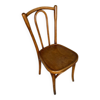 Bistro Chair Style THONET Curved Wood 1930 Made In France Vintage#D6