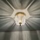Brass and Glass Flush Light by Glashütte Limburg