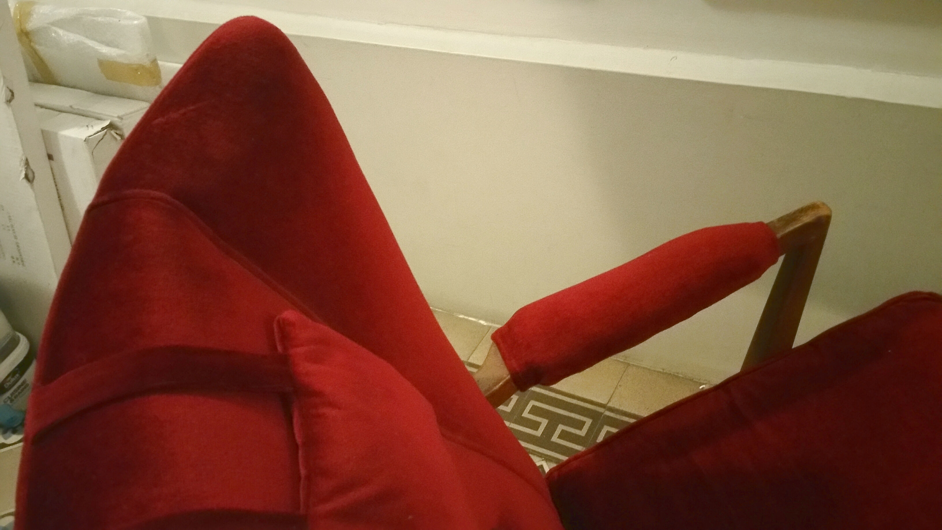 1 armchair bergere chair wing G-Plan, restored 50-60 years