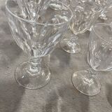 Service de 22 verres en cristal