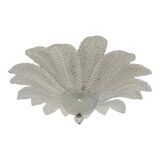 Glass Sputnik Chandelier Flush Mount, Mazzega Zuccheri Venini