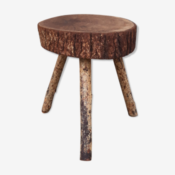 Brutalist low stool
