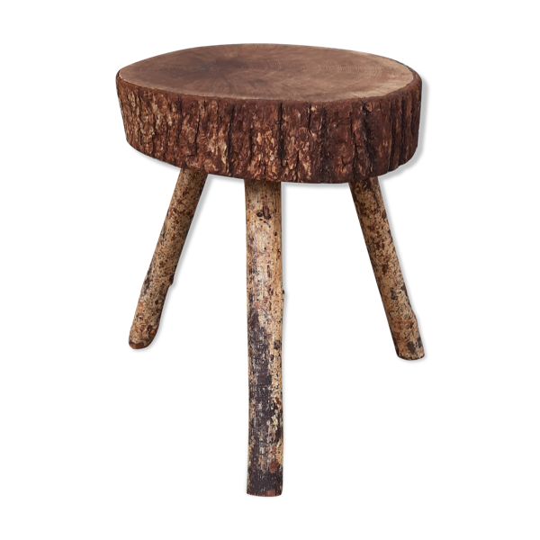 Tabouret bas brutaliste