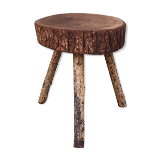 Tabouret bas brutaliste