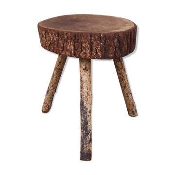 Tabouret bas brutaliste
