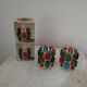 Pair of 70s Rainbow tealight holders