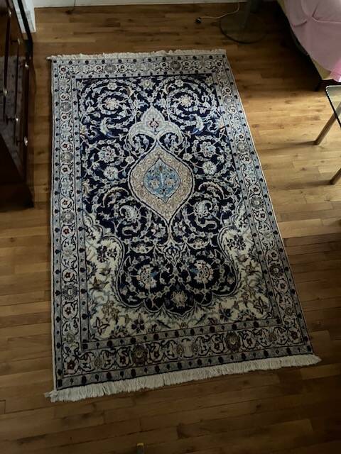 Hand-knotted Oriental rug