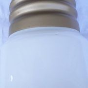 Suspension en verre forme ampoule