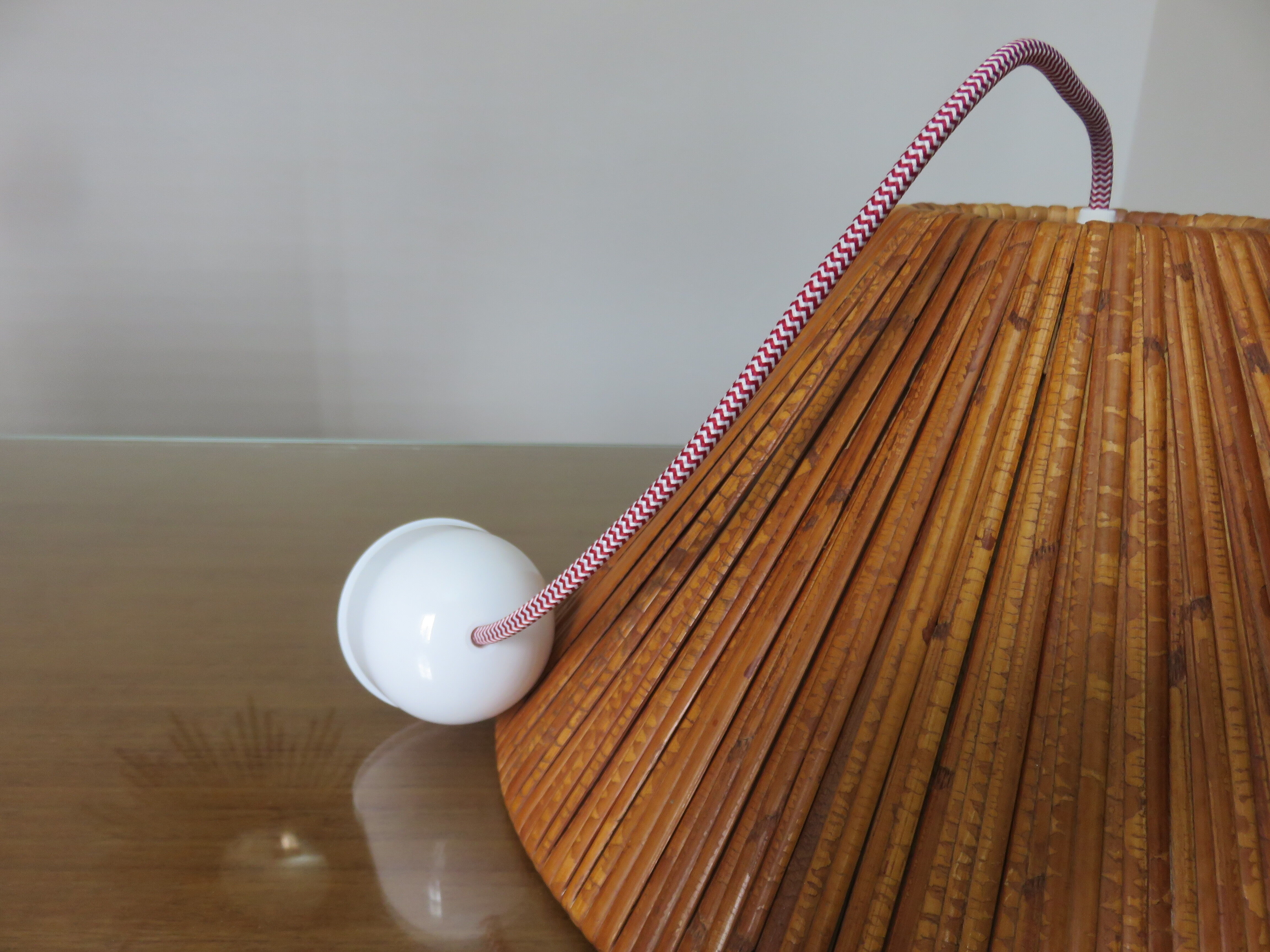 Suspension in rattan bamboo 60 years 70