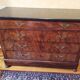 Louis Philippe chest of drawers In walnut veneer with black marble top