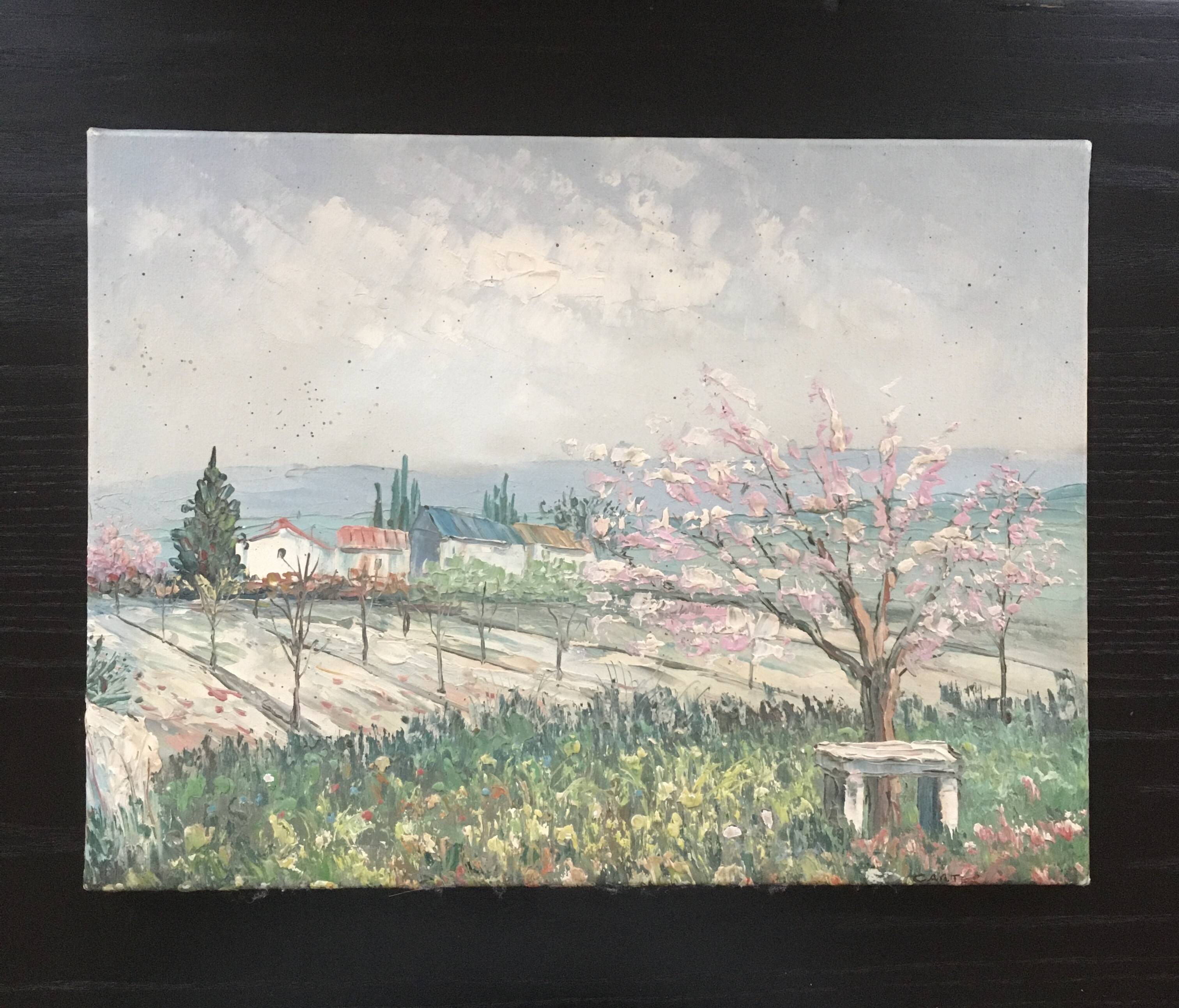 Cherry blossom painting