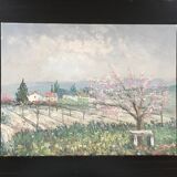Cherry blossom painting