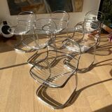 Suite of 6 Sabrina chairs by Gastone Rinaldi for Rima 1970