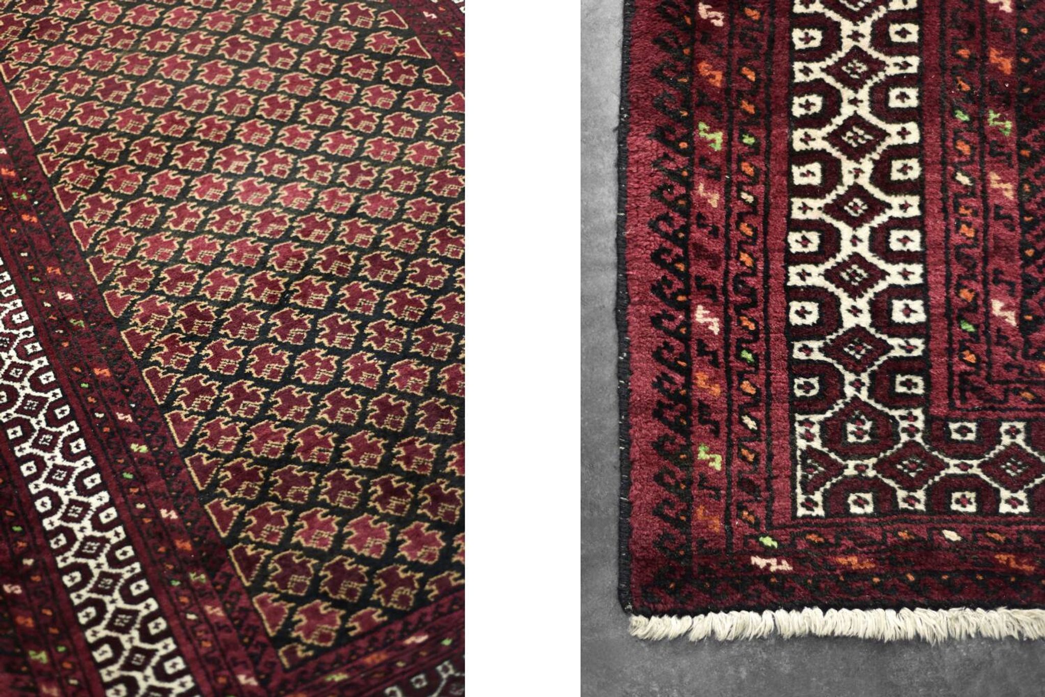 Tapis oriental Mir-Saruk tissé à la main, Moyen-Orient années 1960
