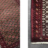 Handwoven Mir-Saruk oriental rug, Middle East 1960s