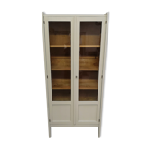 Showcase library aileron feet compass parisian 50 60 shabby patina