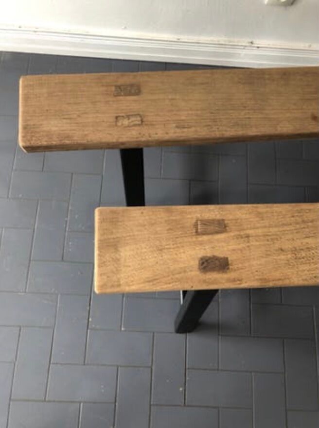 Pair of old benches