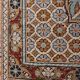 Antique Ghoum carpet from Iran in silk.