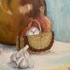 Still life with garlic and onions