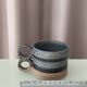 Pair of Vintage Danish Studio Pottery Mugs – Denmark Stoneware Cups – Blue