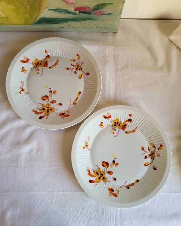 6 Assiettes à Dessert en Porcelaine Haviland France Limoges