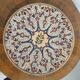 Couscous dish in ceramized terracotta and enamels