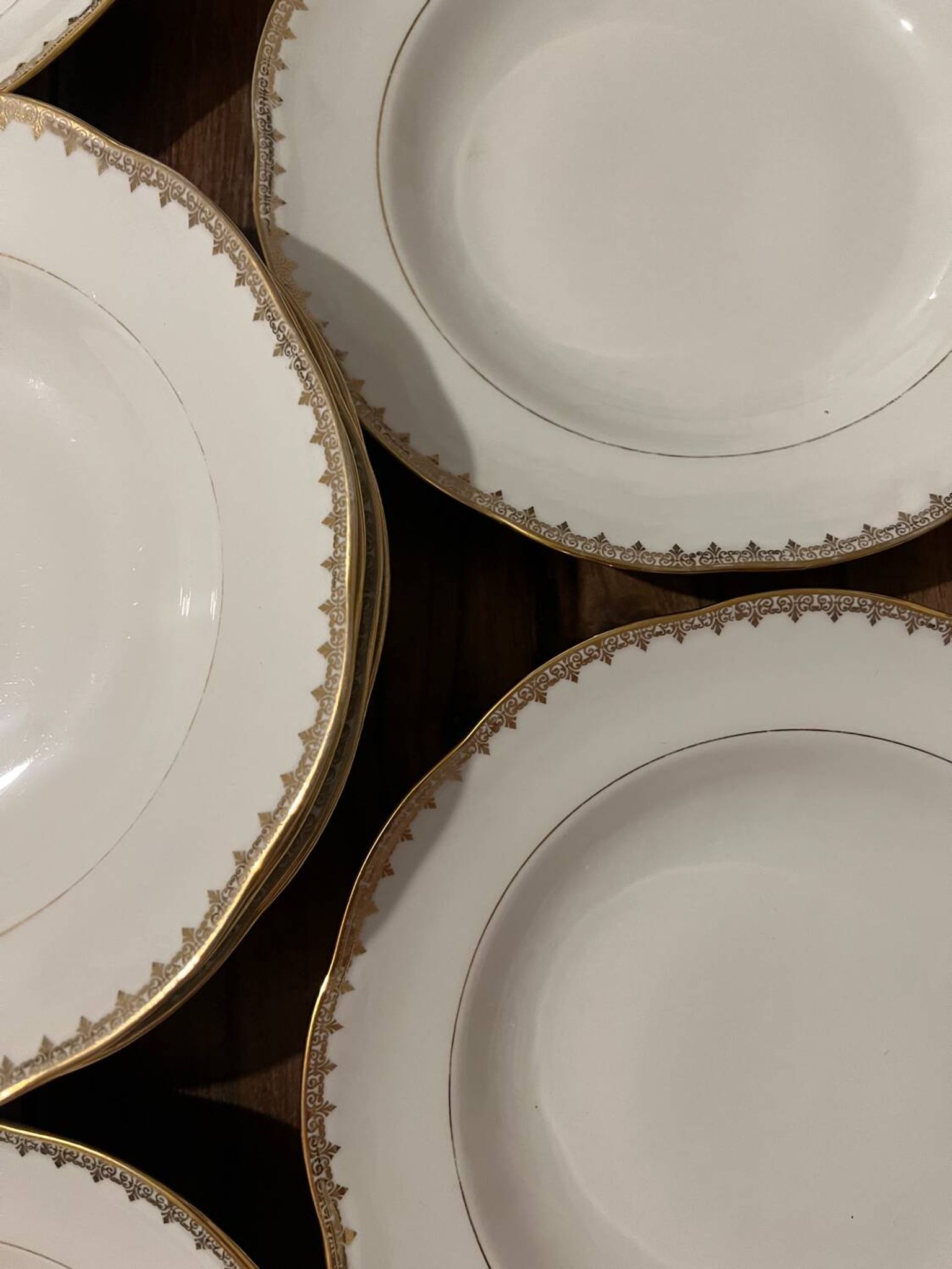 Set of 11 soup plates - Pommier Dureil 72 - L'Étoile Porcelain
