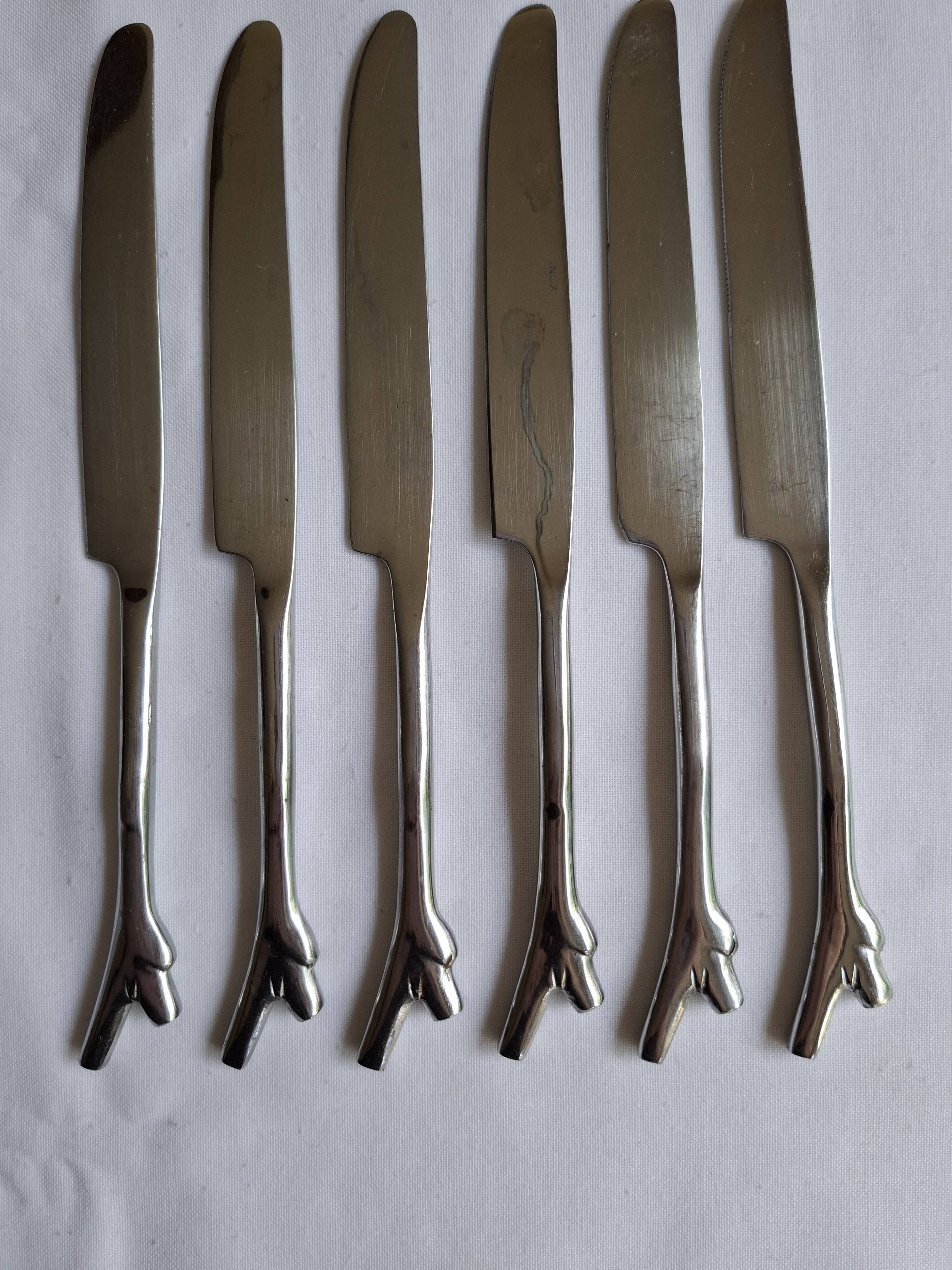 Couverts Brindilles inox vintage