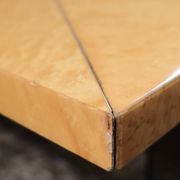 Coffee table bar in ash burl, Paul Michel for Roche Bobois, 1980.