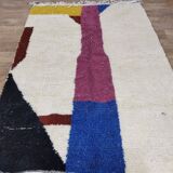 Handcrafted moroccan berber rug 224 x 154 cm