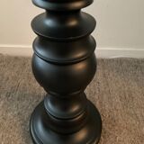 Vintage "Lamppost" in opaline and wood 6 fires