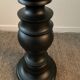 Vintage "Lamppost" in opaline and wood 6 fires