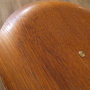 Vintage stool in teak and metal 1960