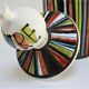 Ceramic sugar pot vallauris decoration pyjamas Roger Capron