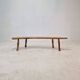 Wooden Tree Trunk Bench, France 1960s