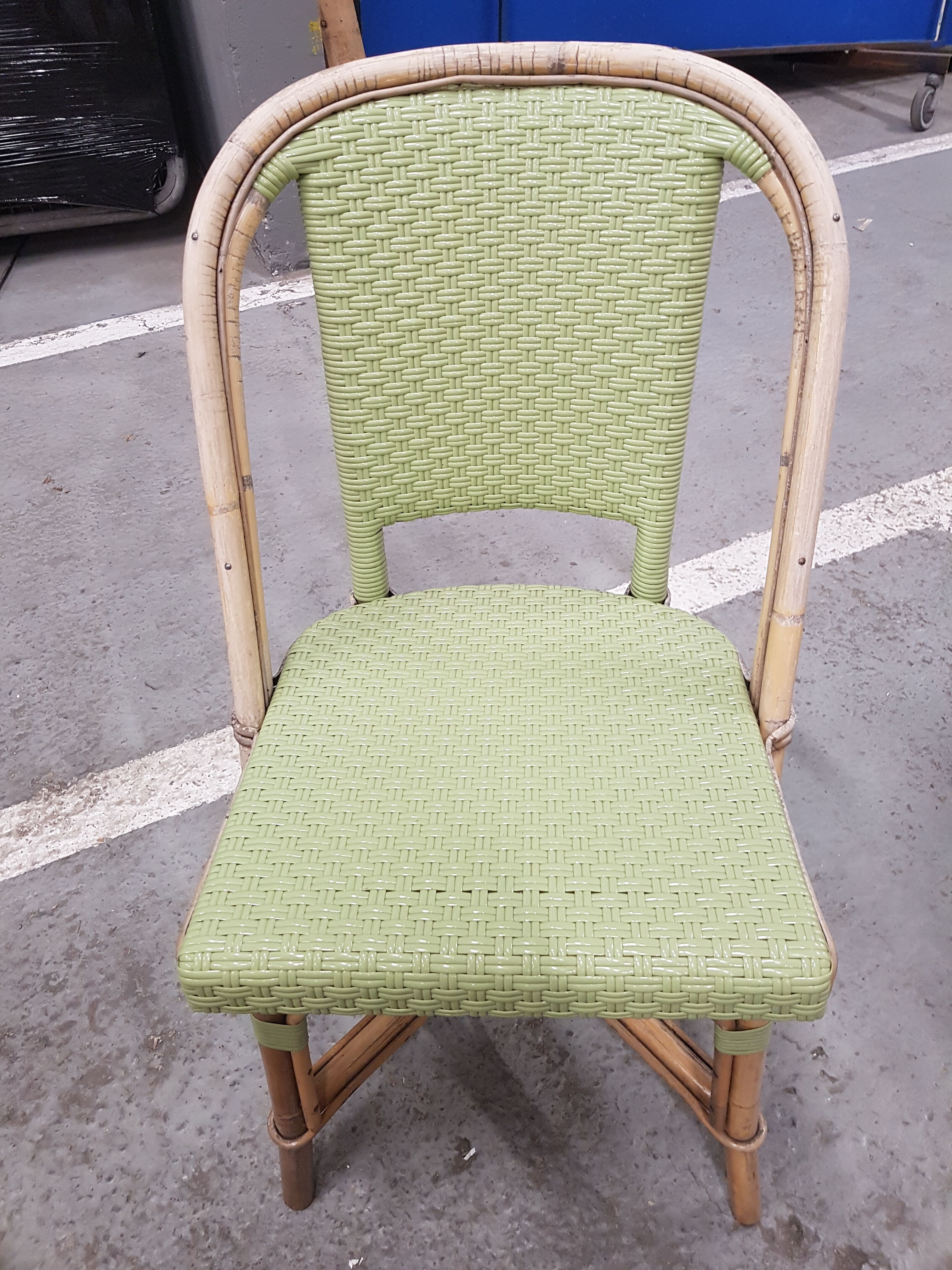 Green bistro chair