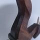pair of art deco bookends in chamois wood