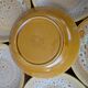 Set of 6 deep plates in stoneware Niderviller model Fauve from the 1960s.