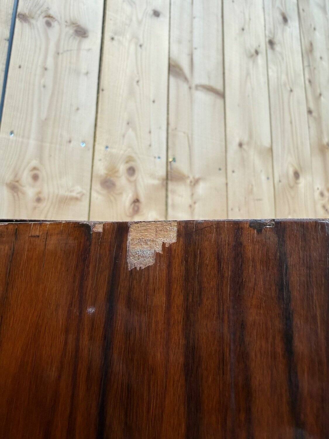Triptych screen – Art Deco period – Walnut veneer