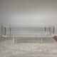 Table basse en verre acrylique transparent